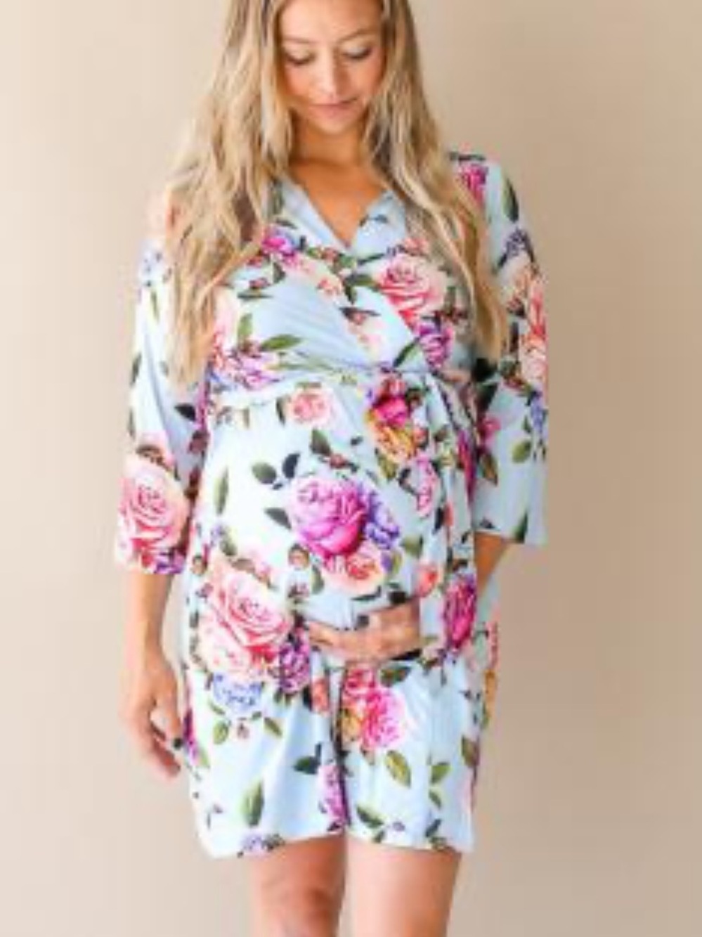 Posh Peanut Country Rose Mommy Robe Size Large